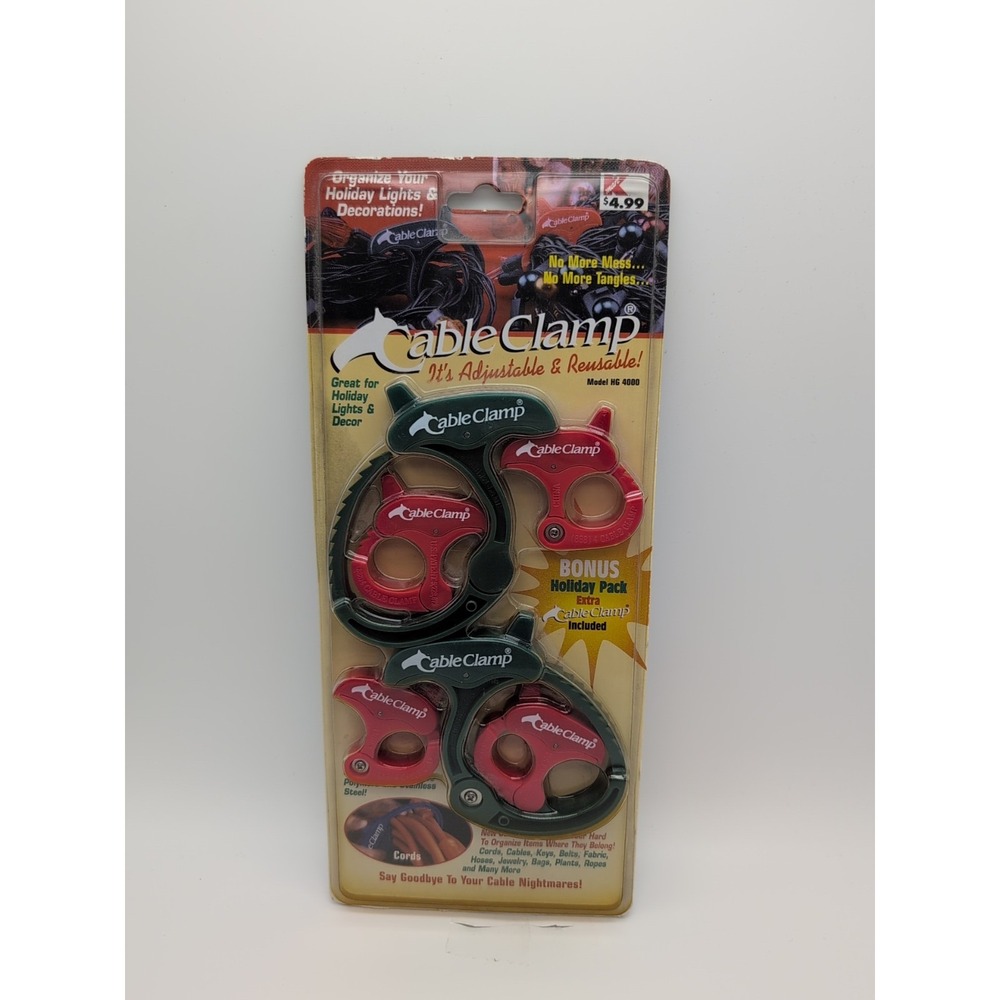 All-Multi-Purpose Cable Clamp Cord Organizers (Brand New) 6 Pack Holiday Bonus